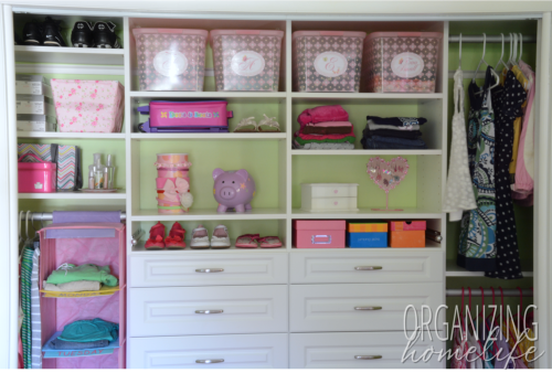 Organized Kids' Closet
