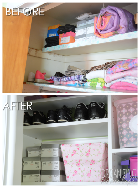 Kids Closet Organizer  How we organize a shared closet - Lemon Thistle