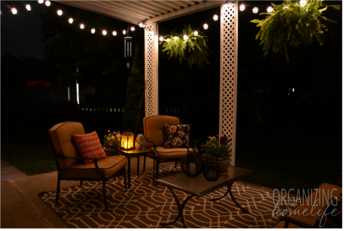 Nighttime on the Patio