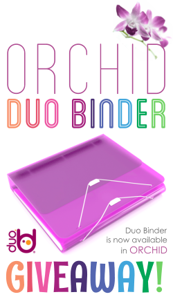Orchid Duo Binder Giveaway