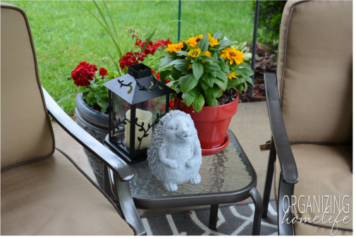 Patio Table Decor