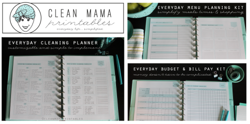 Clean Mama Printables NEW Product Line - Everyday Life Line via Clean Mama