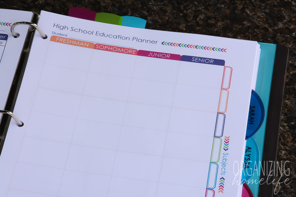 Homeschool Planner - High School Education Planner