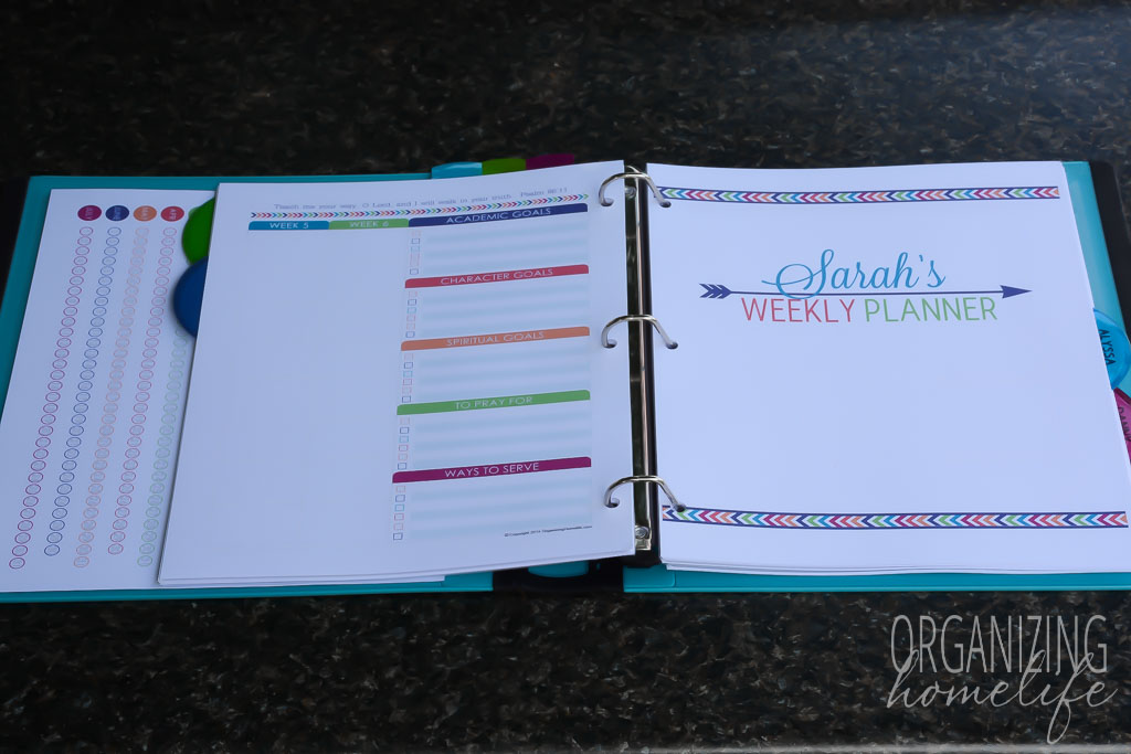 How to Organize a Homeschool Planner