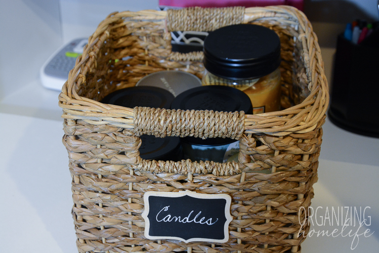 Organizing Candles in a Basket