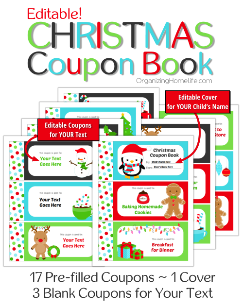 Free Printable Christmas Coupon Book For Kids Organizing Homelife printable-christmas-coupon-book-template-diy-personalized-coupons