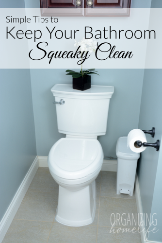 How to Keep Your Bathroom Squeaky Clean