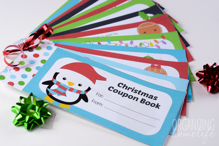 Printable Christmas coupon book