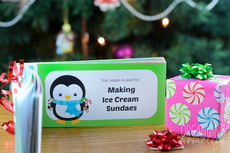 Printable Kid's Christmas Coupon Book