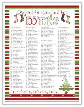 200 Stocking Stuffer Ideas for Men, Women, Teens, Boys, Girls, & Pets -  Organizing Homelife