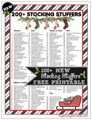 Stocking Stuffers for the Family - Pinteresting Plans