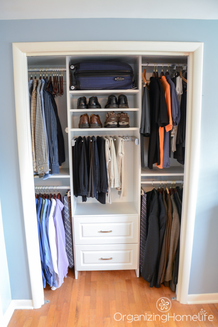 His Organized Closet
