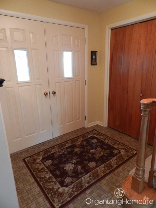 Foyer Renovation Before | Organizing Homelife