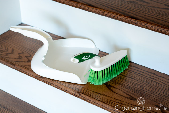 Libman Dustpan and Brush | Giveaway on Organizing Homelife