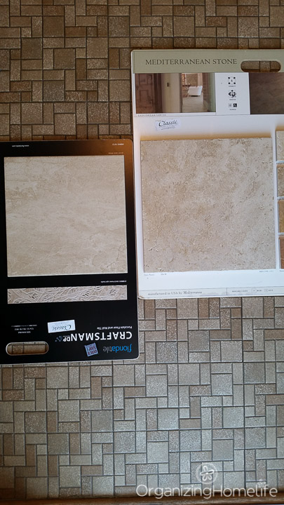 Tile Choice for Foyer Renovation | Organizing Homelife