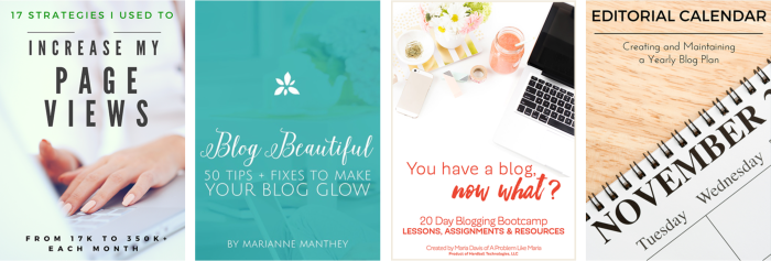 eBook Resources for Bloggers