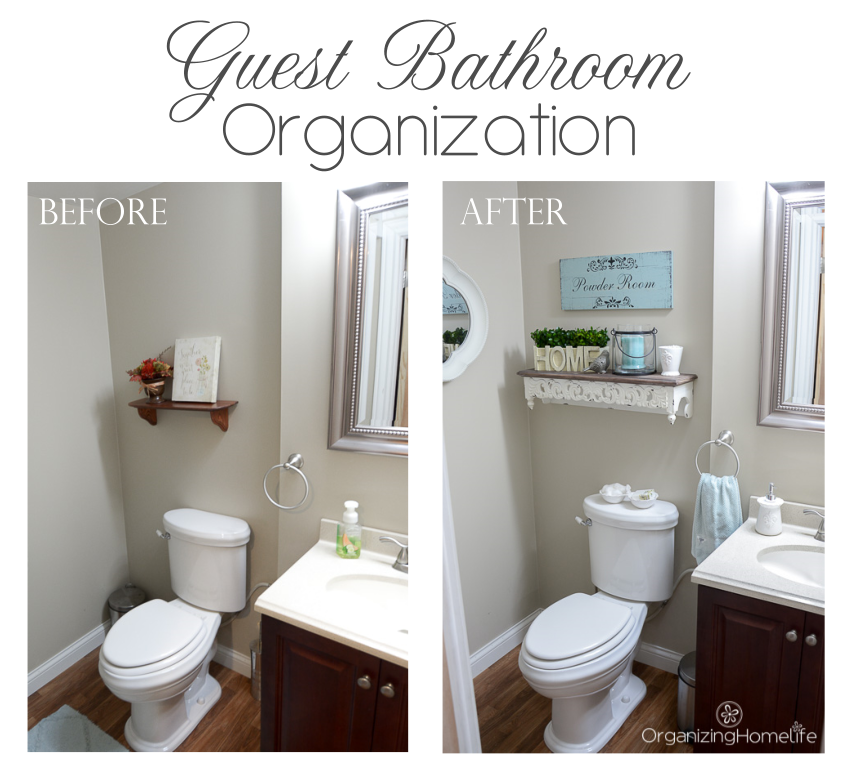 Guest Room Organization Before and After | Organizing Homelife