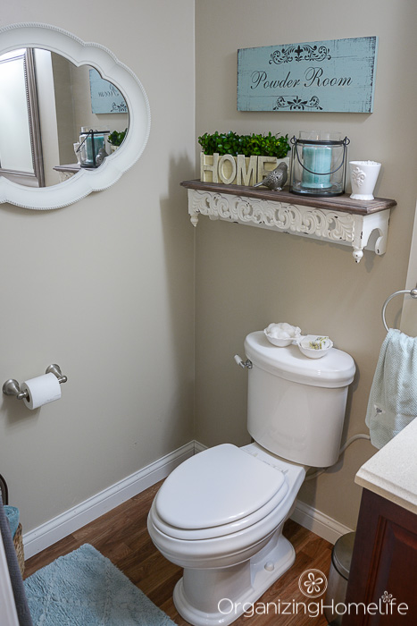 Guest Bathroom Organization | Organizing Homelife