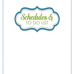 31 Days of Home Management Binder Printables: Day #31 Section Dividers