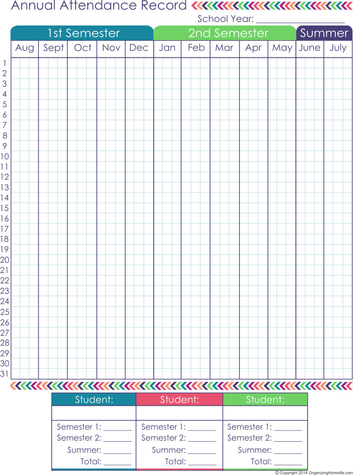 43-free-printable-attendance-sheet-templates-templatelab-vrogue