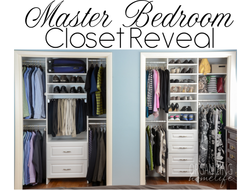Master Bedroom Closet Organization ~ The Reveal & Surprise
