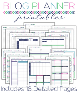 Printable Blog Planner