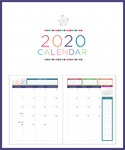 2020 Printable Calendar